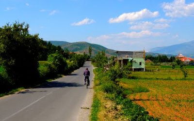 Ricostruzione della strada Strikçan