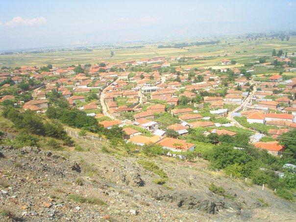 System – pavement of the road in the village Plasë