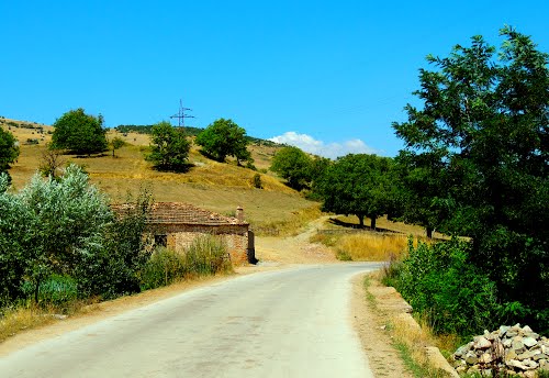 Sistemizzazione, asfaltatura della strada delle “Vasche”, Maliq, fase I