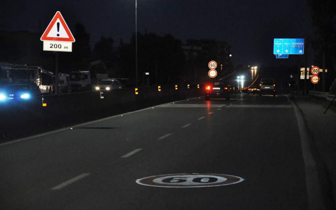 Reconstruction of the road lighting and signal network in the city of Rrogozhine