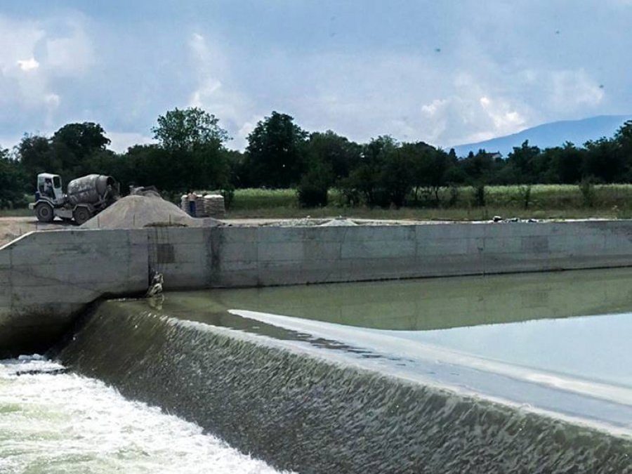 Rikonstruksion i kanalit ujitës Galigat-Cingar Sipër-Drizë